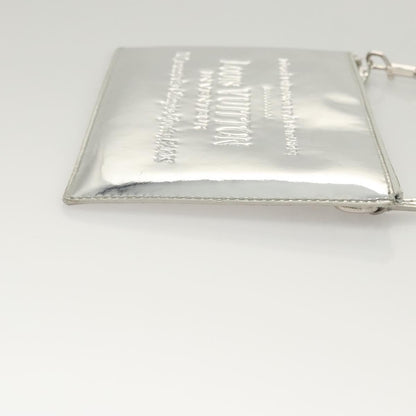 Louis Vuitton Pochette Plate Monogram mirror, SILVER, PATENT_LEATHER, Clutche & pouche