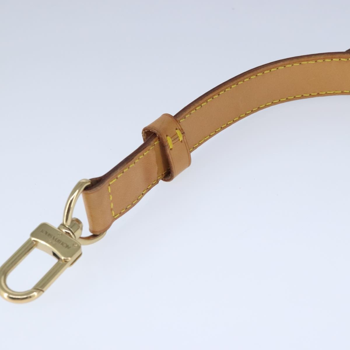Louis Vuitton Adjustable Shoulder Strap Leather, BEIGE, LEATHER, Straps