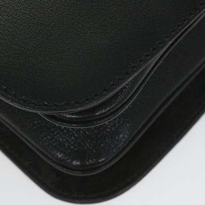 Gucci Blondie Flap Bag Leather, Black, Leather, Shoulder Bag