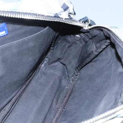 Burberry Nova Check Blue Label Nylon, GRAY, NYLON, Bag