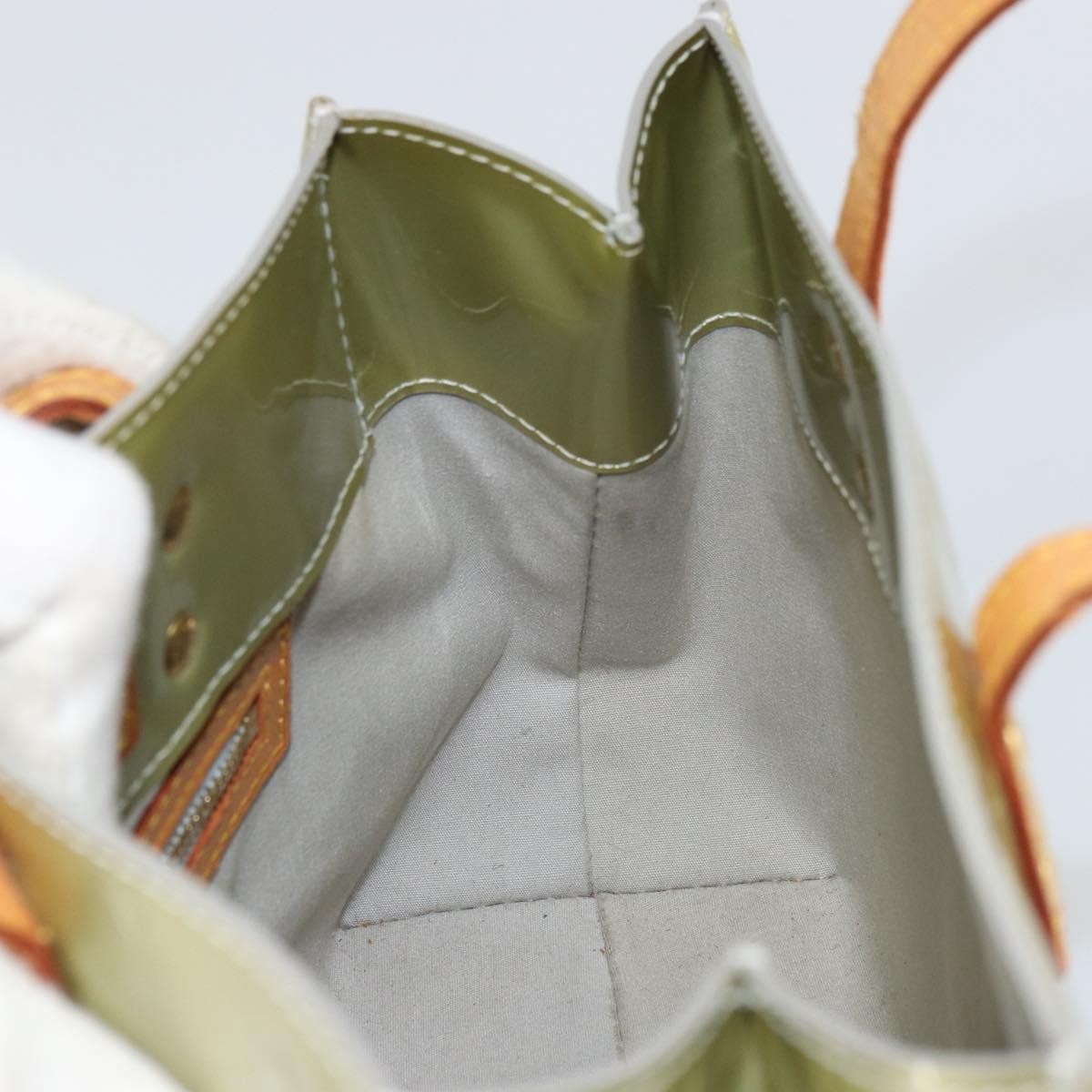 Louis Vuitton Reade Handbag Monogram Vernis, GRAY, PATENT_LEATHER, Handbag