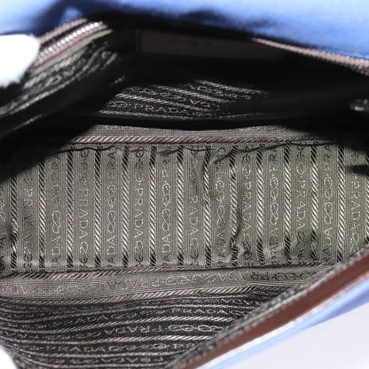 Prada Vintage Shoulder Bag Canvas, BLUE, CANVAS, Shoulder bag