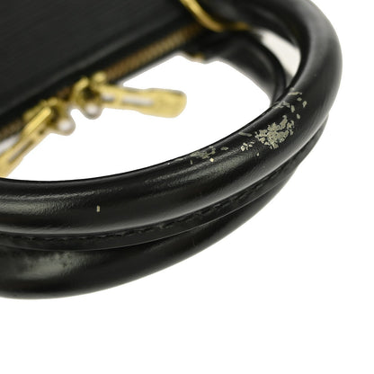 Louis Vuitton Alma Handbag Epi Leather, BLACK, LEATHER, Handbag