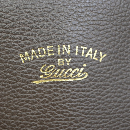 Gucci Swing Tote Leather, GRAY, LEATHER, Shoulder bag