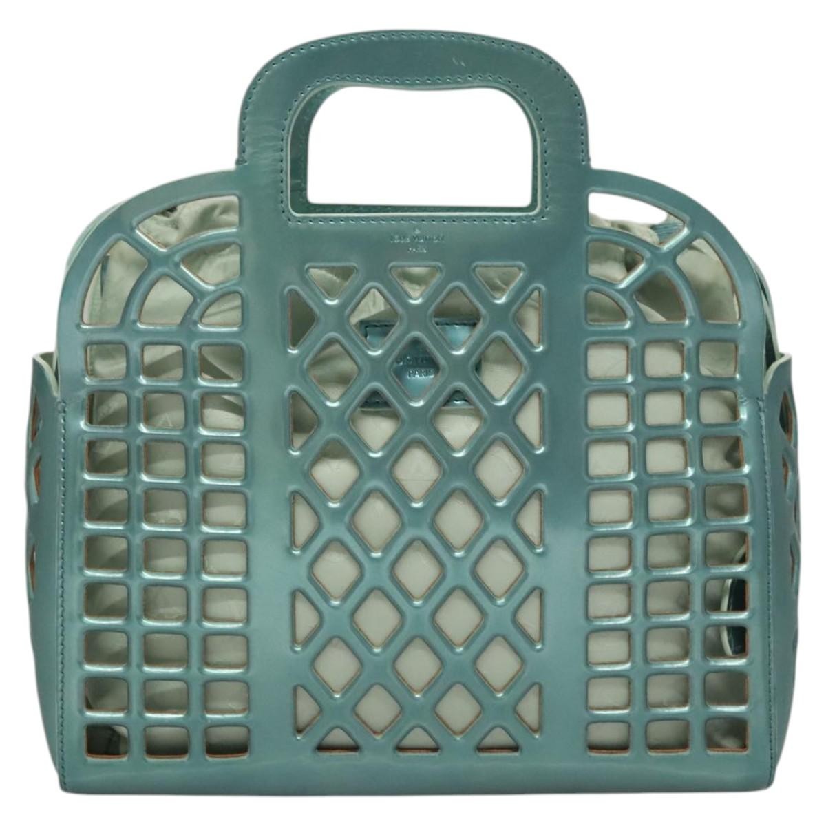 Louis Vuitton Jelly Handbag Metallic Calfskin, METALLIC, LEATHER, Tote bag