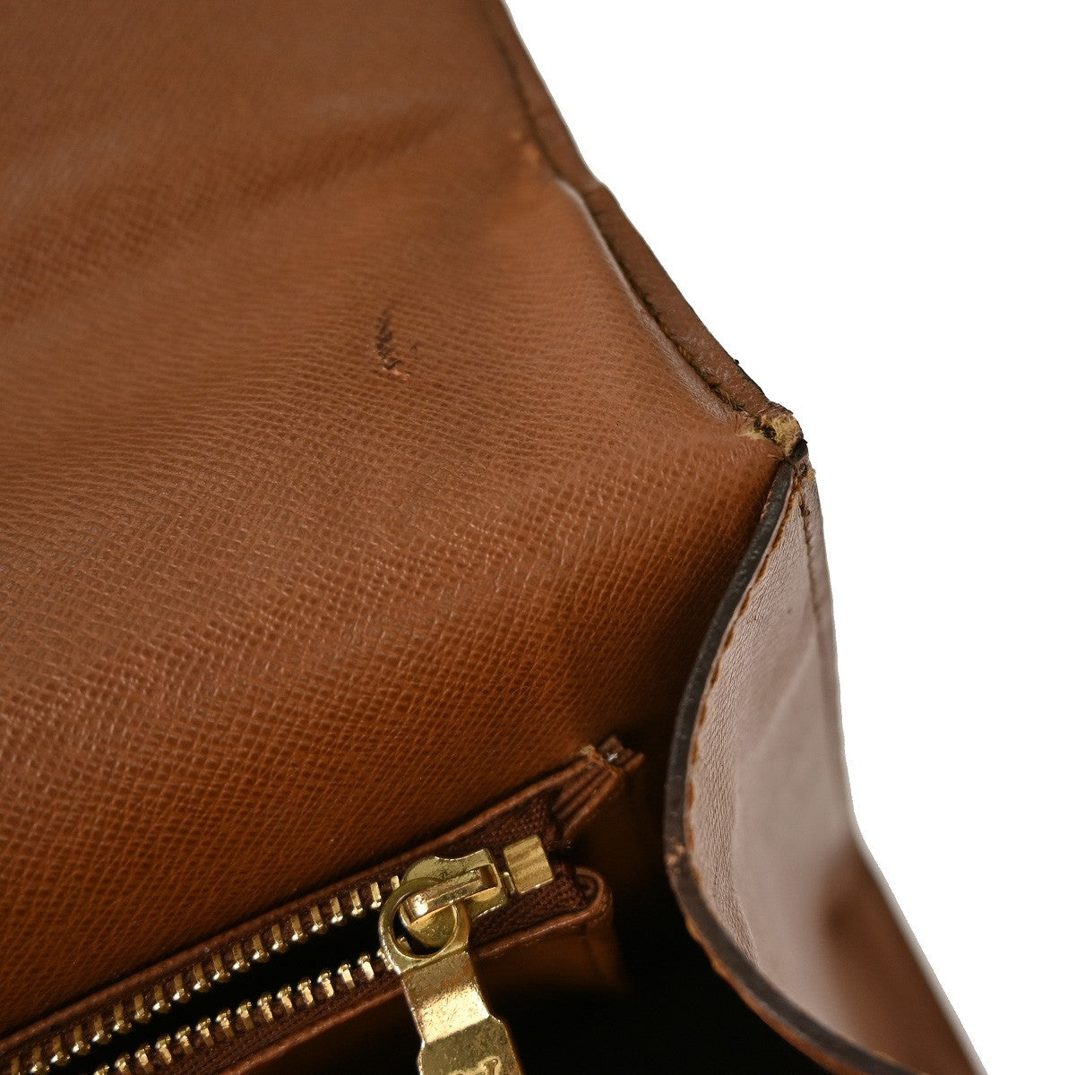 Louis Vuitton Malesherbes Handbag Monogram Canvas, BROWN, CANVAS, Handbag