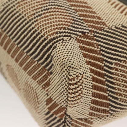 Bally Vintage Tote Bag Canvas, BROWN, CANVAS, Tote bag