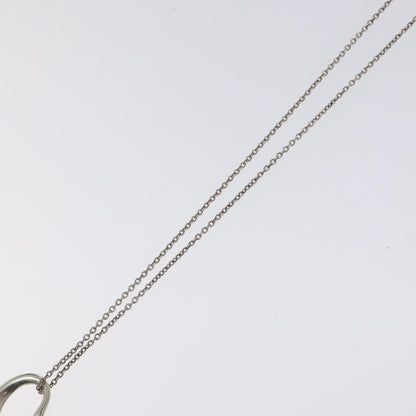 Tiffany & Co. Elsa Peretti Open Heart Pendant Necklace Sterling Silver, SILVER, SILVER, Necklace