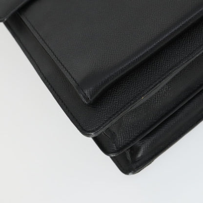 Bally Vintage Shoulder Bag Leather, BLACK, LEATHER, Shoulder bag