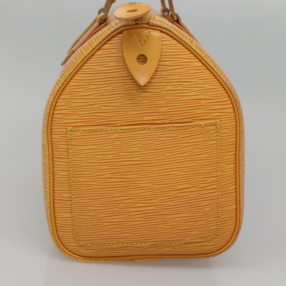Louis Vuitton Speedy Handbag Epi Leather, YELLOW, LEATHER, Handbag