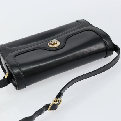 Gucci Vintage Shoulder Bag Leather, BLACK, LEATHER, Shoulder bag