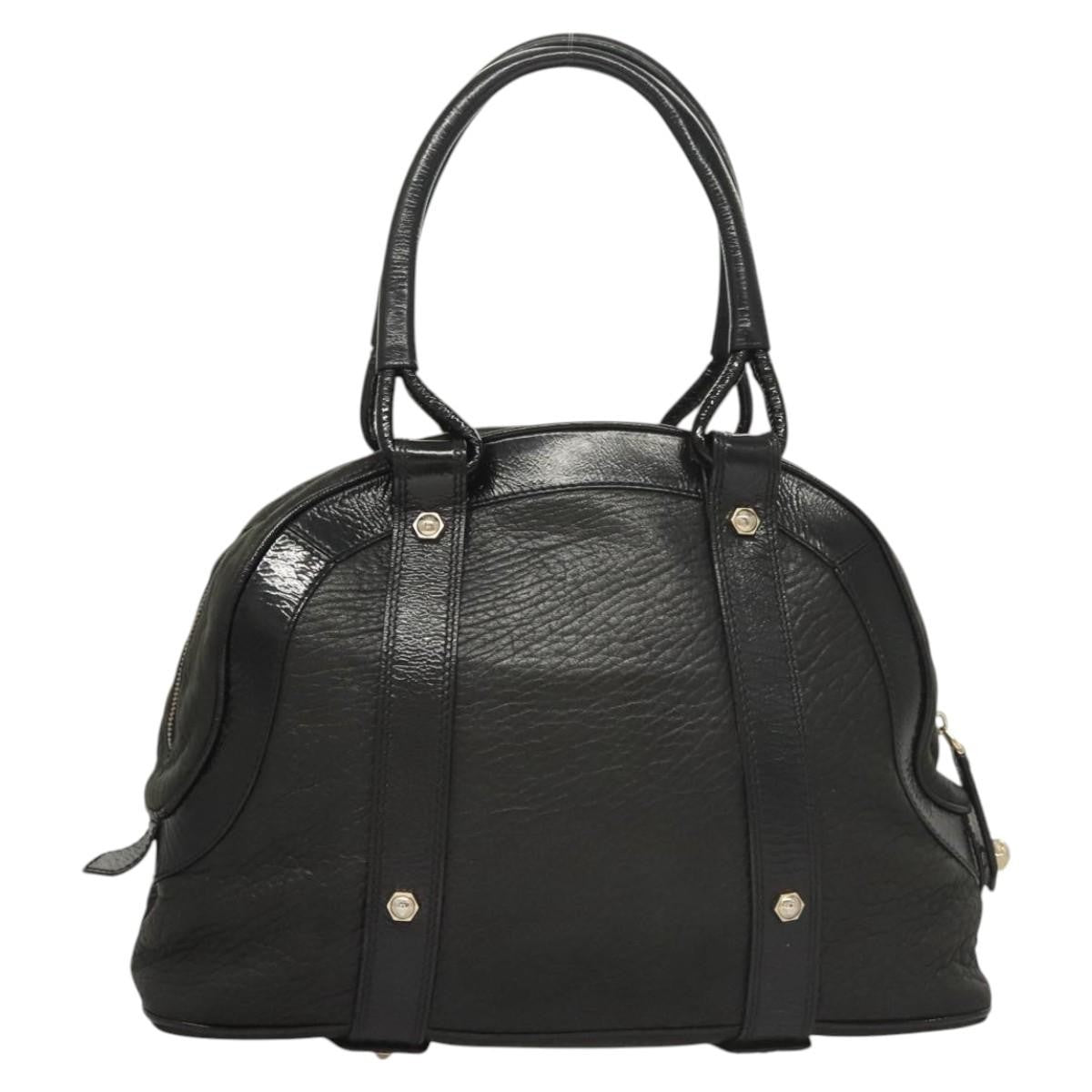 Bally Vintage Shoulder Bag Leather, BLACK, LEATHER, Shoulder bag