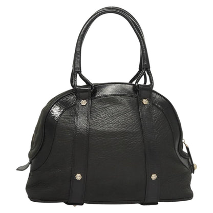 Bally Vintage Shoulder Bag Leather, BLACK, LEATHER, Shoulder bag