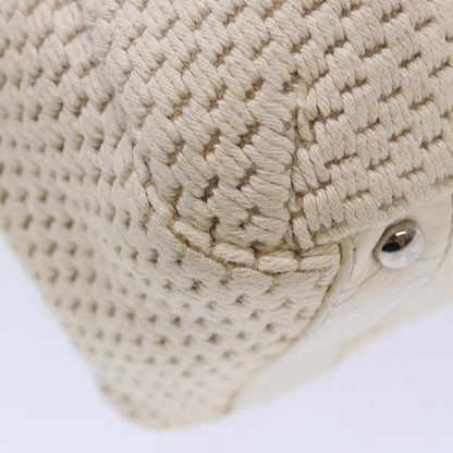 Chanel Zip Shoulder Bag Canvas, BEIGE, CANVAS, Shoulder bag