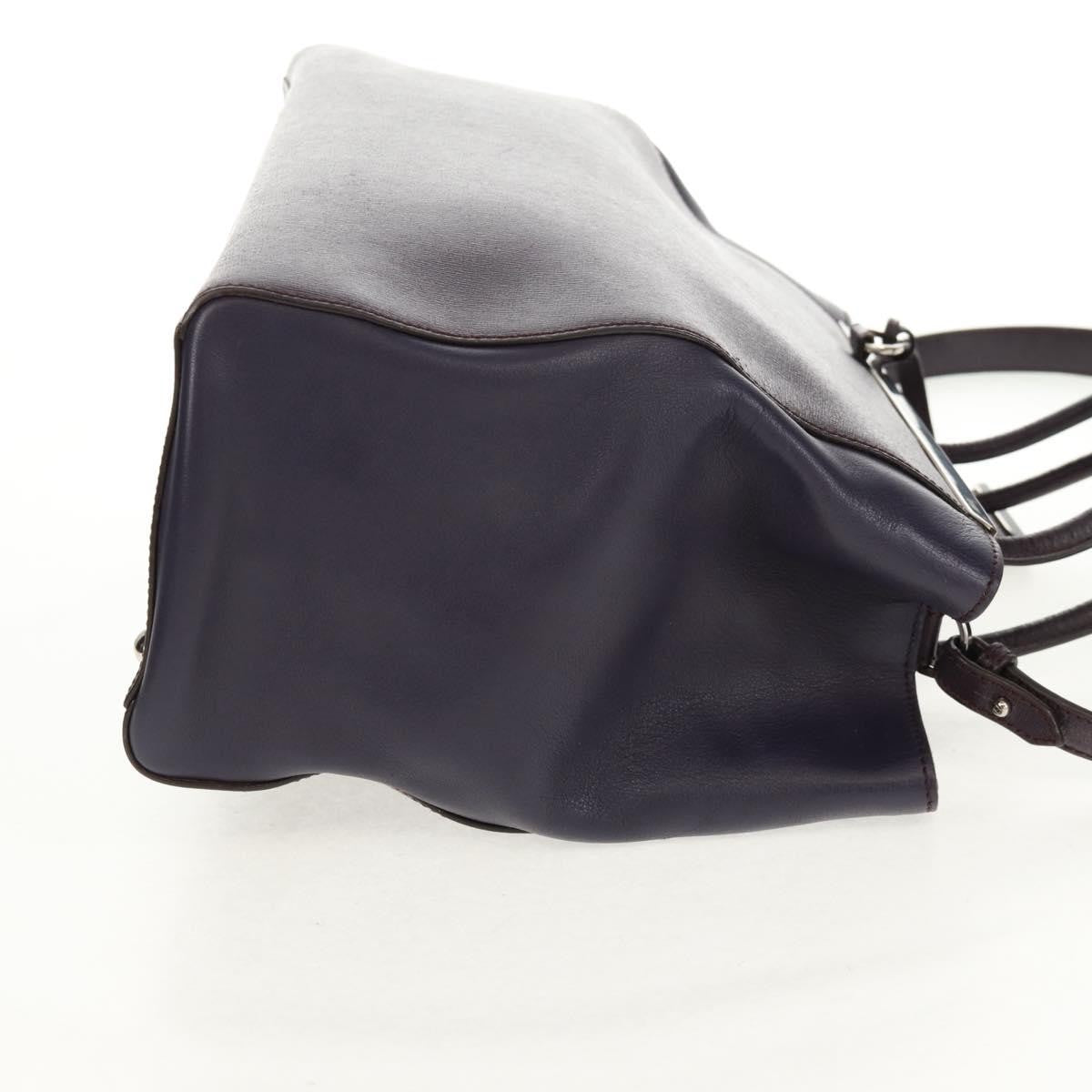 Fendi 2Jours Bag Leather, PURPLE, LEATHER, Handbag