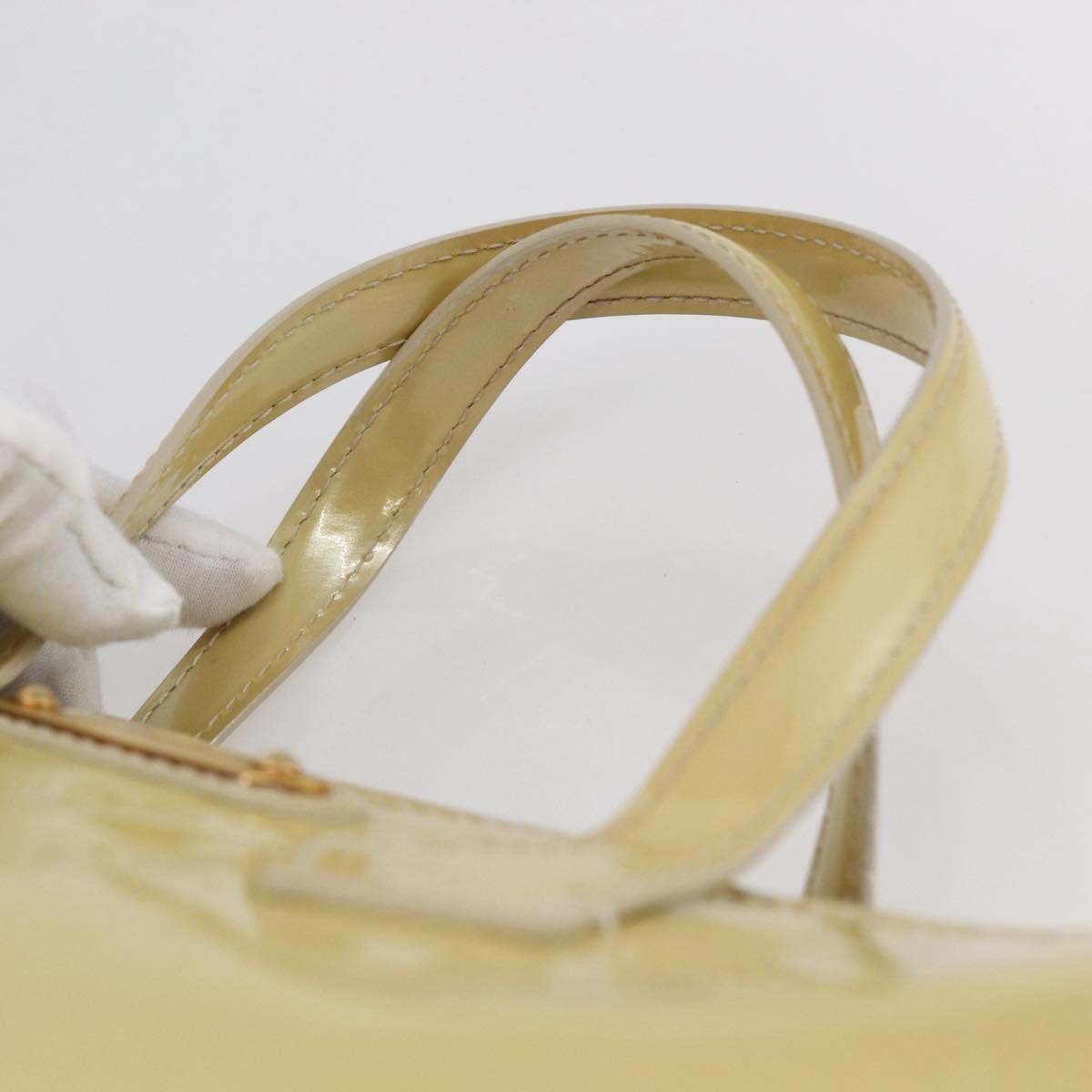 Louis Vuitton Wilshire Handbag Monogram Vernis, BEIGE, PATENT_LEATHER, Handbag