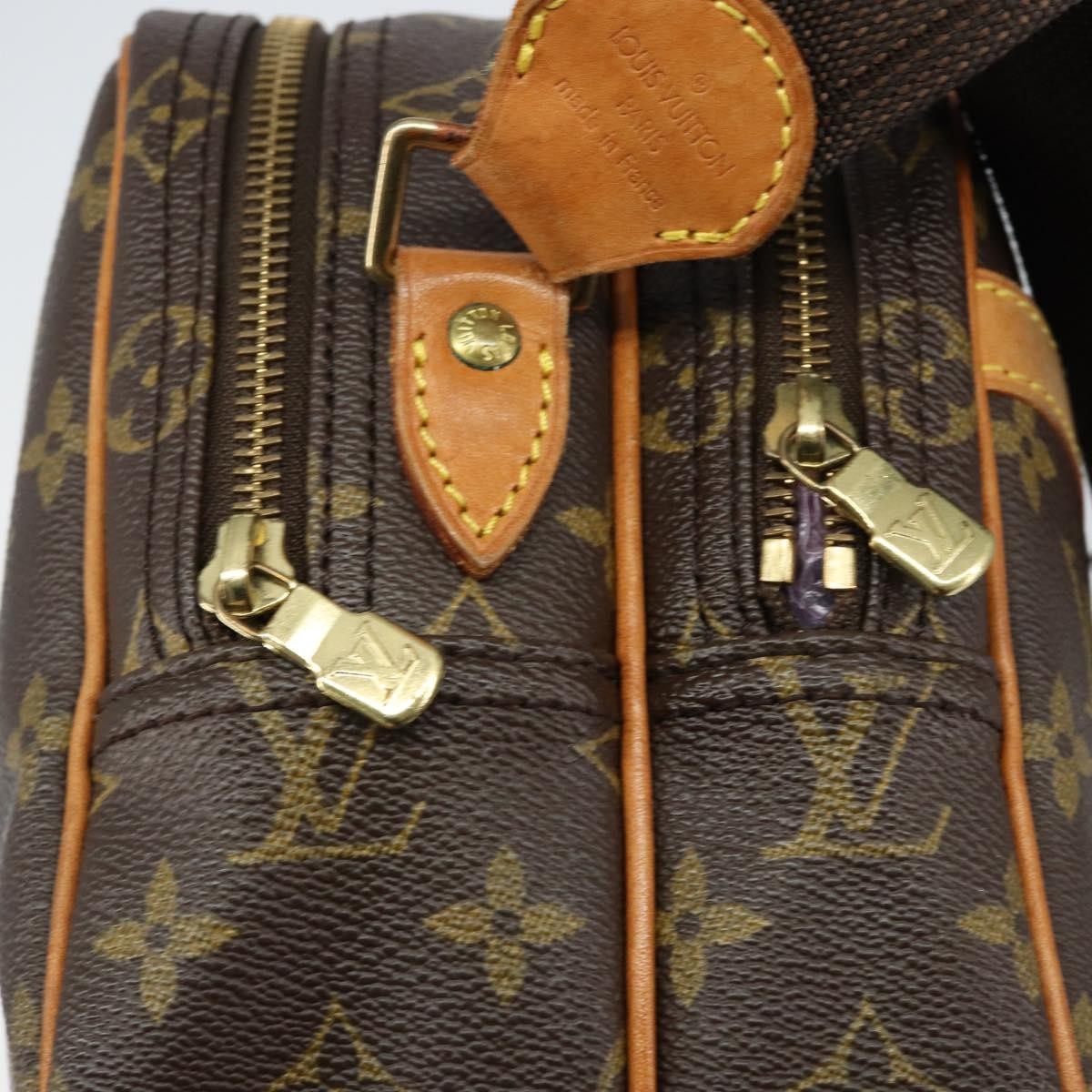 Louis Vuitton Reporter Bag Monogram Canvas, BROWN, CANVAS, Shoulder bag