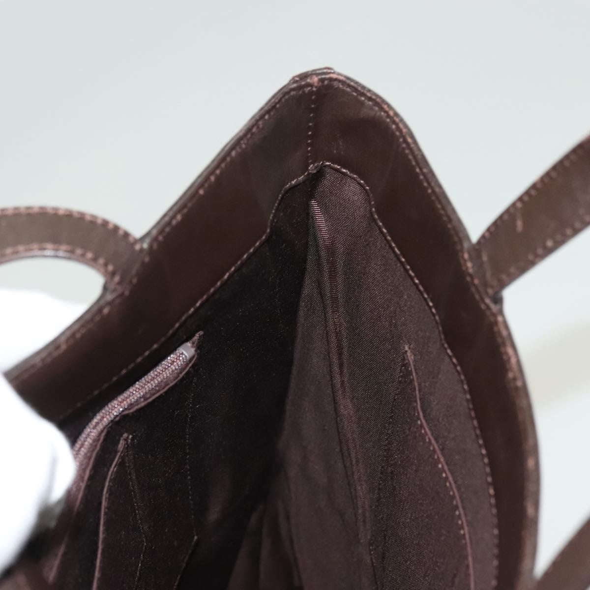 Burberry Vintage Handbag Leather, BROWN, LEATHER, Handbag