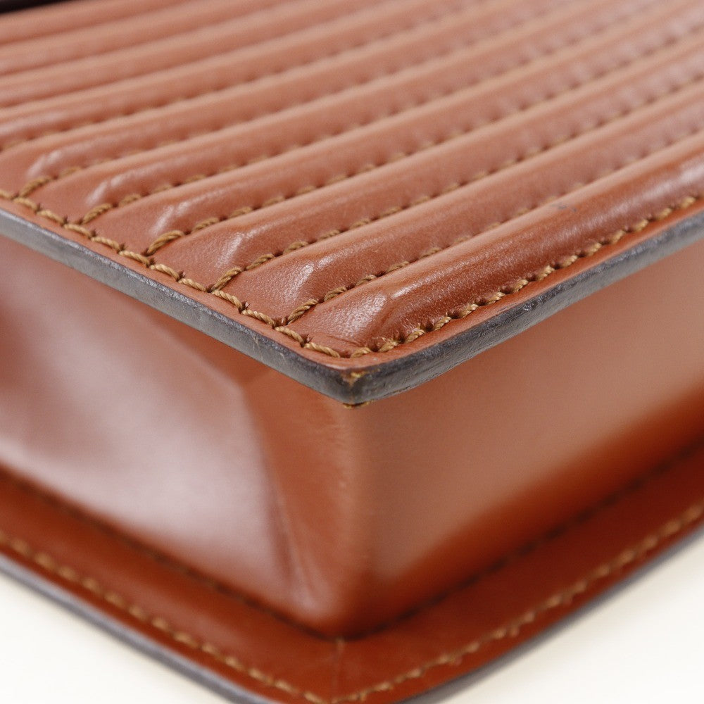 Louis Vuitton Prebourg Shoulder Bag Epi Leather, BROWN, LEATHER, Shoulder bag