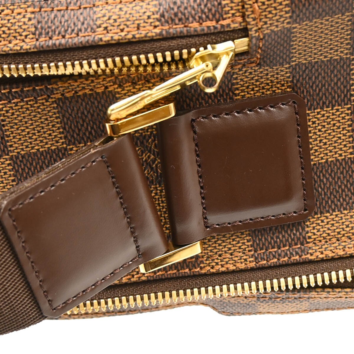 Louis Vuitton Dorsoduro Messenger Bag Damier, BROWN, CANVAS, Shoulder bag