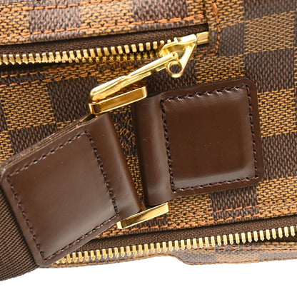 Louis Vuitton Dorsoduro Messenger Bag Damier, BROWN, CANVAS, Shoulder bag