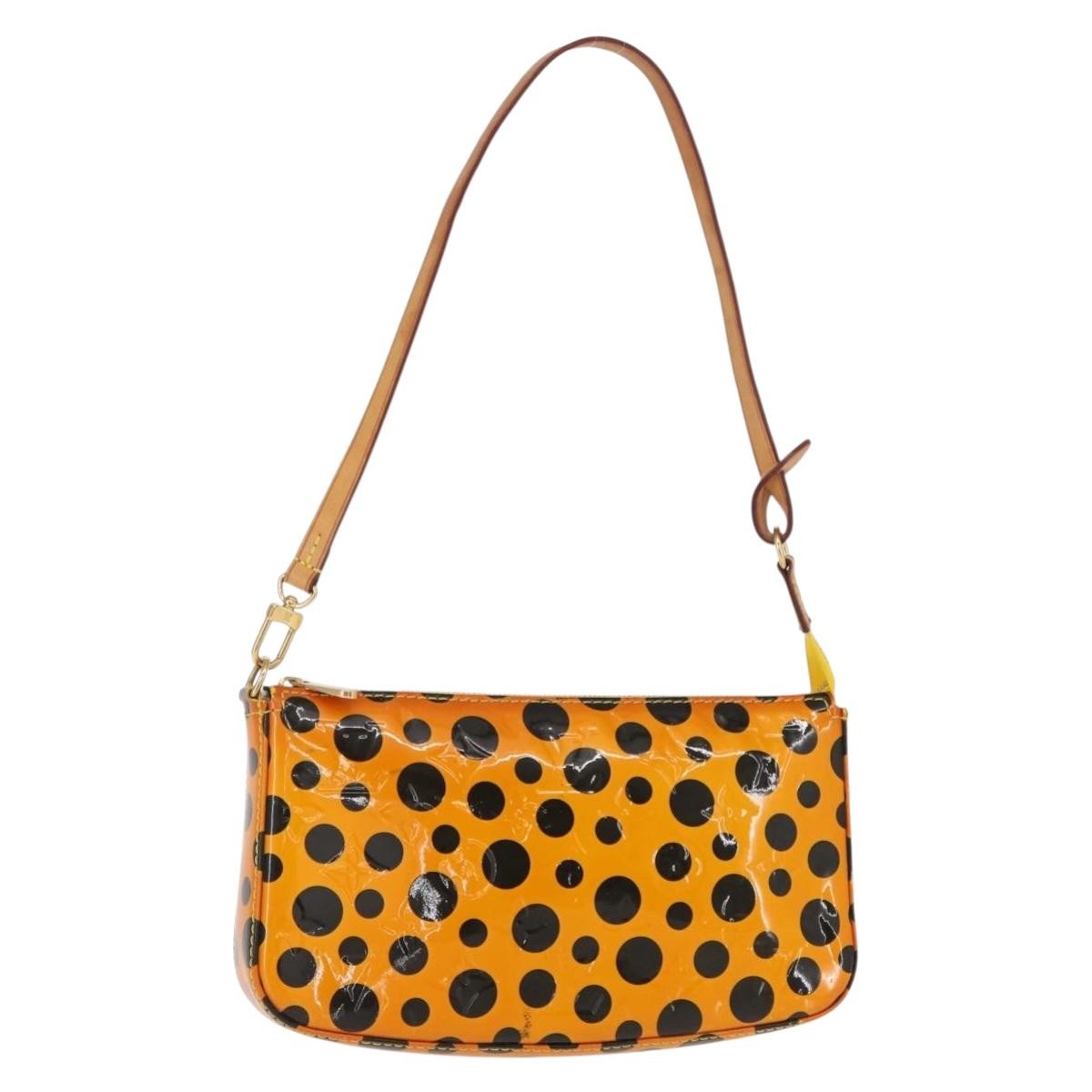 Louis Vuitton Pochette Accessoires NM Kusama Infinity Dots Monogram Vernis, YELLOW, PATENT_LEATHER, Clutche & pouche