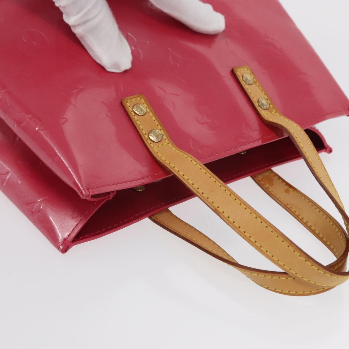 Louis Vuitton Reade Handbag Monogram Vernis, PINK, PATENT_LEATHER, Handbag