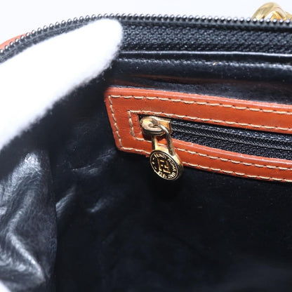 Fendi Vintage Pequin Convertible Boston Bag Coated Canvas, BLACK, PVC, Handbag