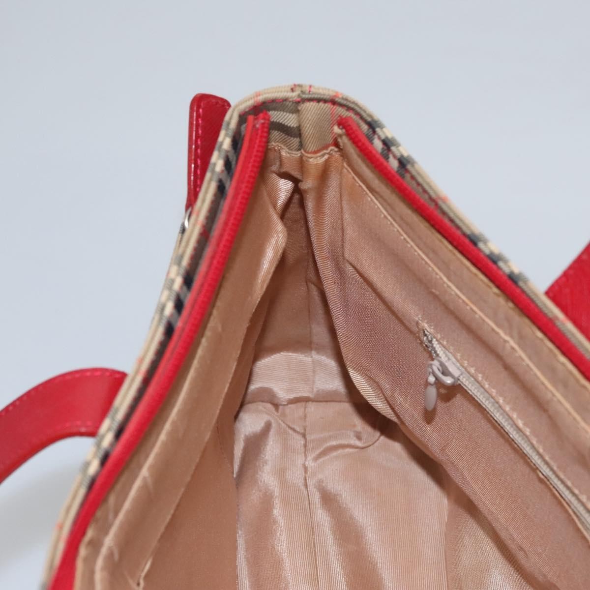 Burberry Nova Check Handbag Nova Check Canvas, BEIGE, CANVAS, Handbag