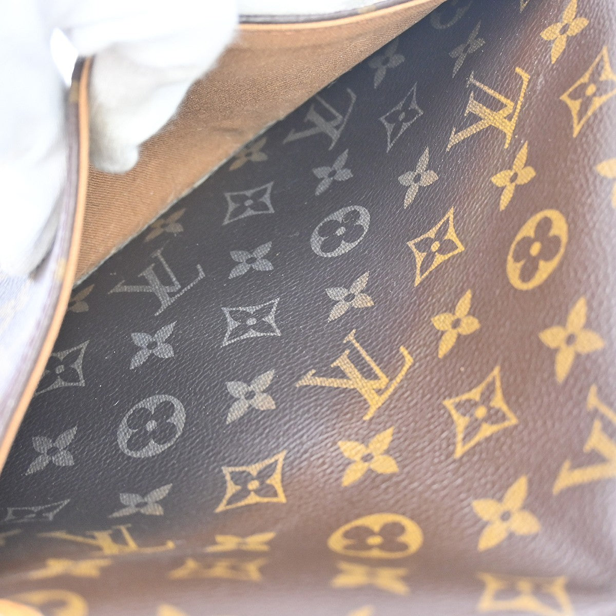 Louis Vuitton Sologne Handbag Monogram Canvas, Brown, Canvas, Shoulder Bag