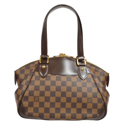 Louis Vuitton Verona Handbag Damier, Brown, Canvas, Shoulder Bag