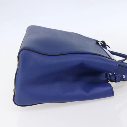 Fendi 2Jours Bag Leather, BLUE, LEATHER, Handbag