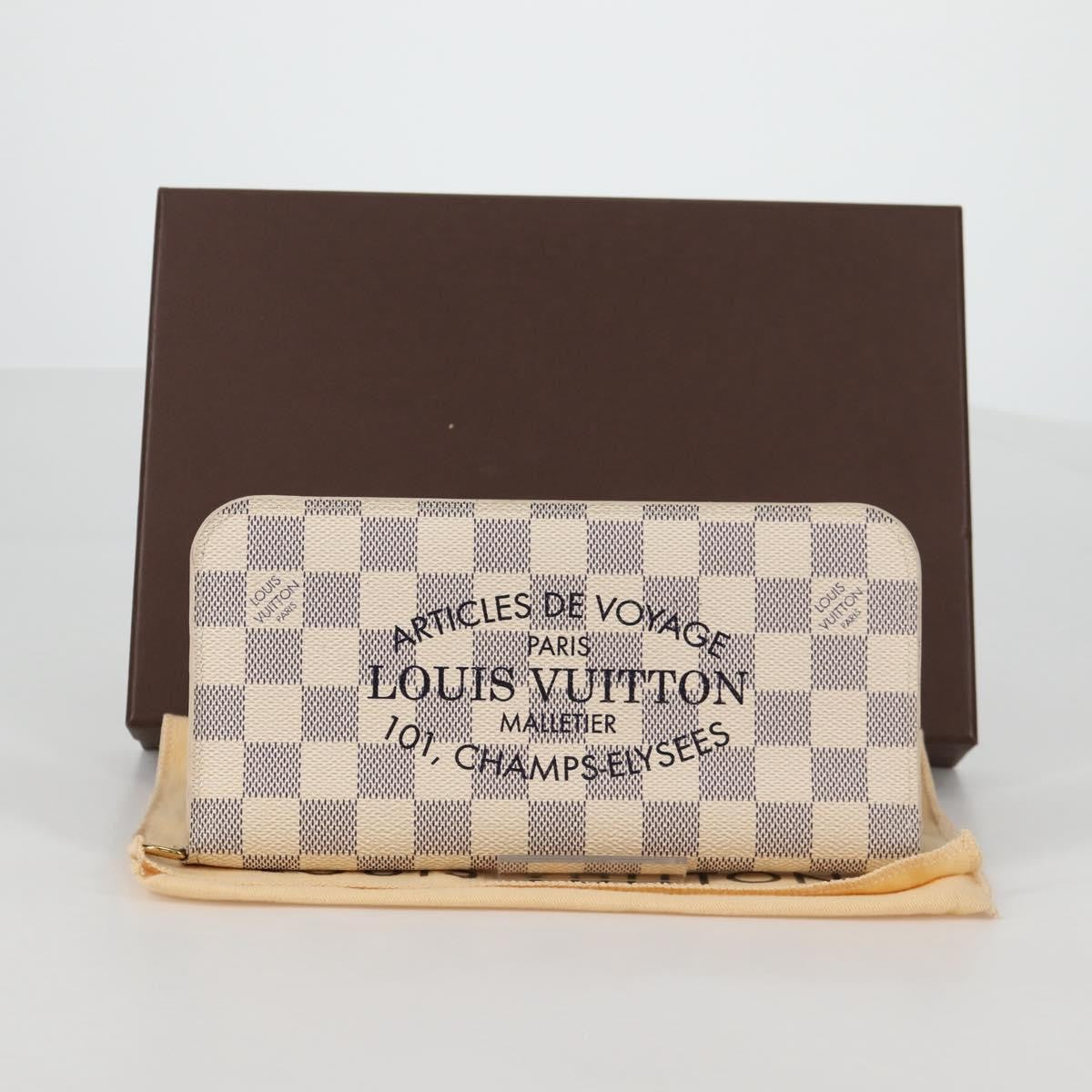 Louis Vuitton Insolite Wallet Damier, WHITE, CANVAS, Wallets