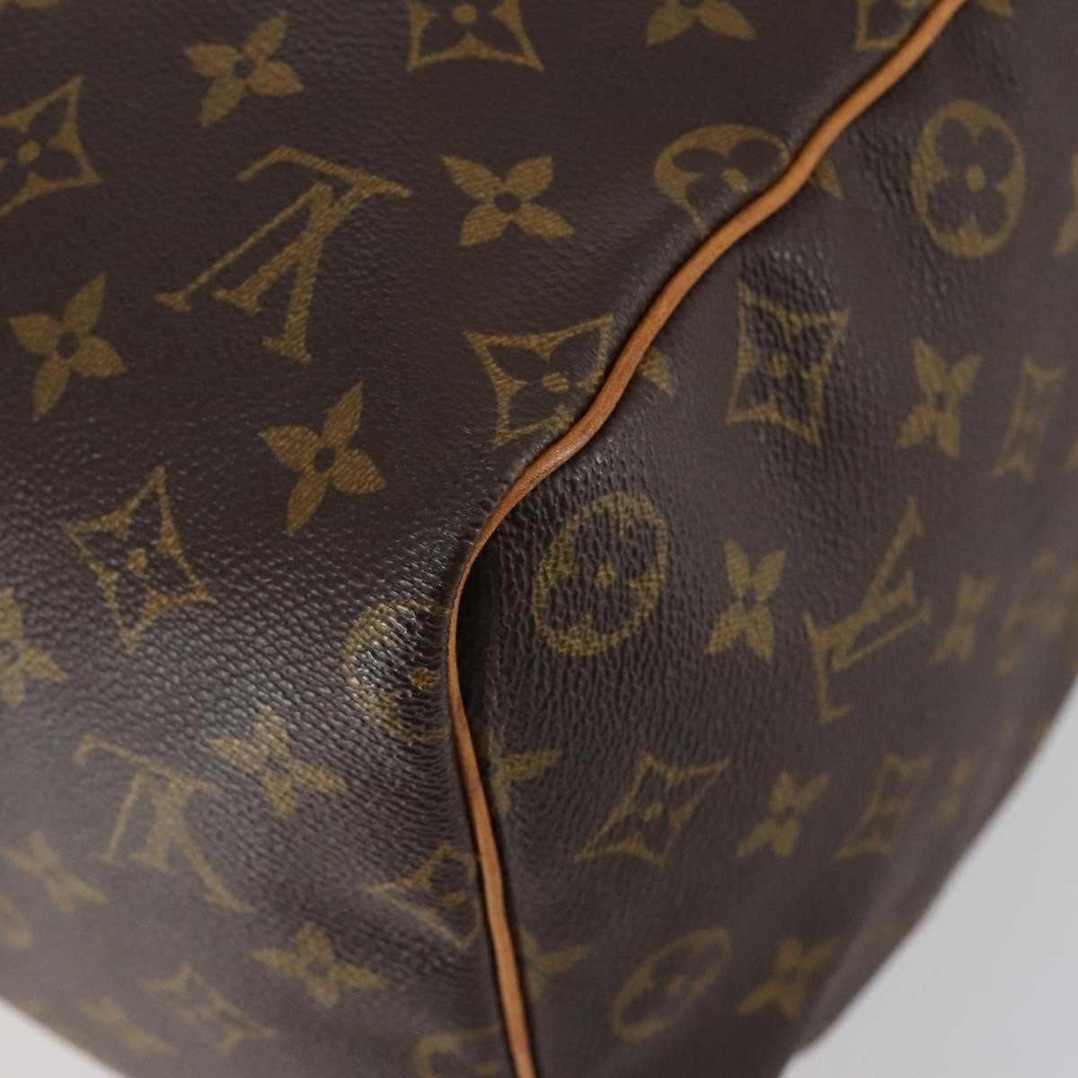 Louis Vuitton Speedy Handbag Monogram Canvas, BROWN, CANVAS, Handbag