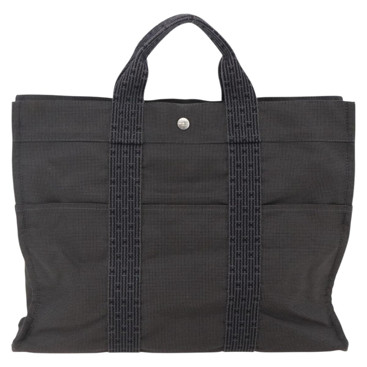 Hermes Fourre-tout Herline Fourre-tout Herline, GRAY, CANVAS, Tote bag