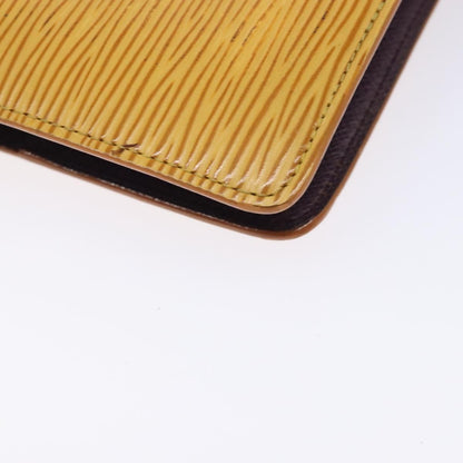 Louis Vuitton Agenda Cover Epi Leather, YELLOW, LEATHER, Wallets
