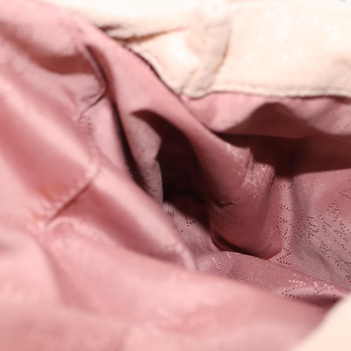 Stella McCartney Falabella Fold Over Crossbody Bag Suede, PINK, SUEDE, Crossbody bag