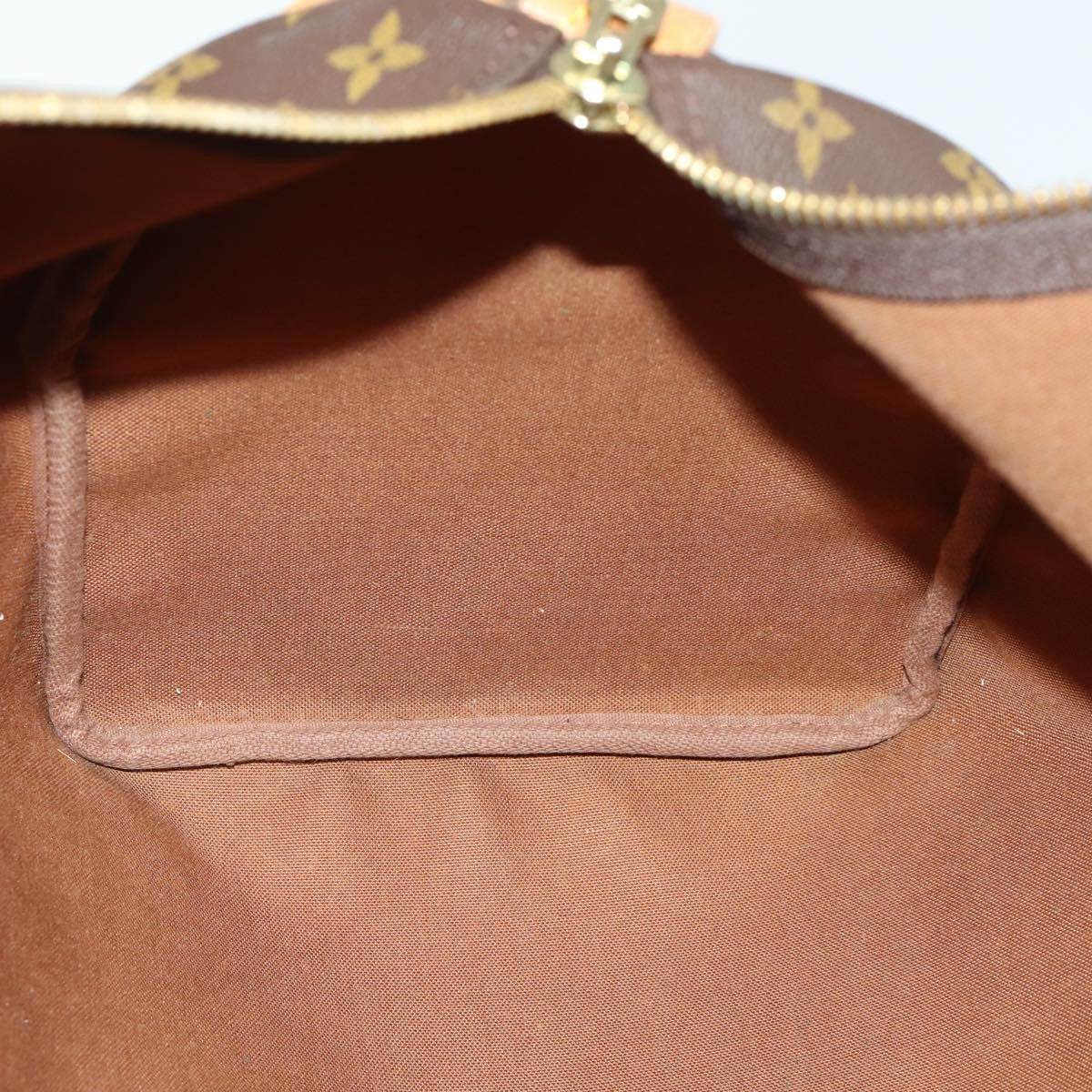 Louis Vuitton Keepall Bag Monogram Canvas, BROWN, CANVAS, Travel bag