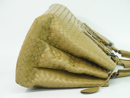 Bottega Veneta Roma Bag Intrecciato Nappa, BROWN, LEATHER, Tote bag