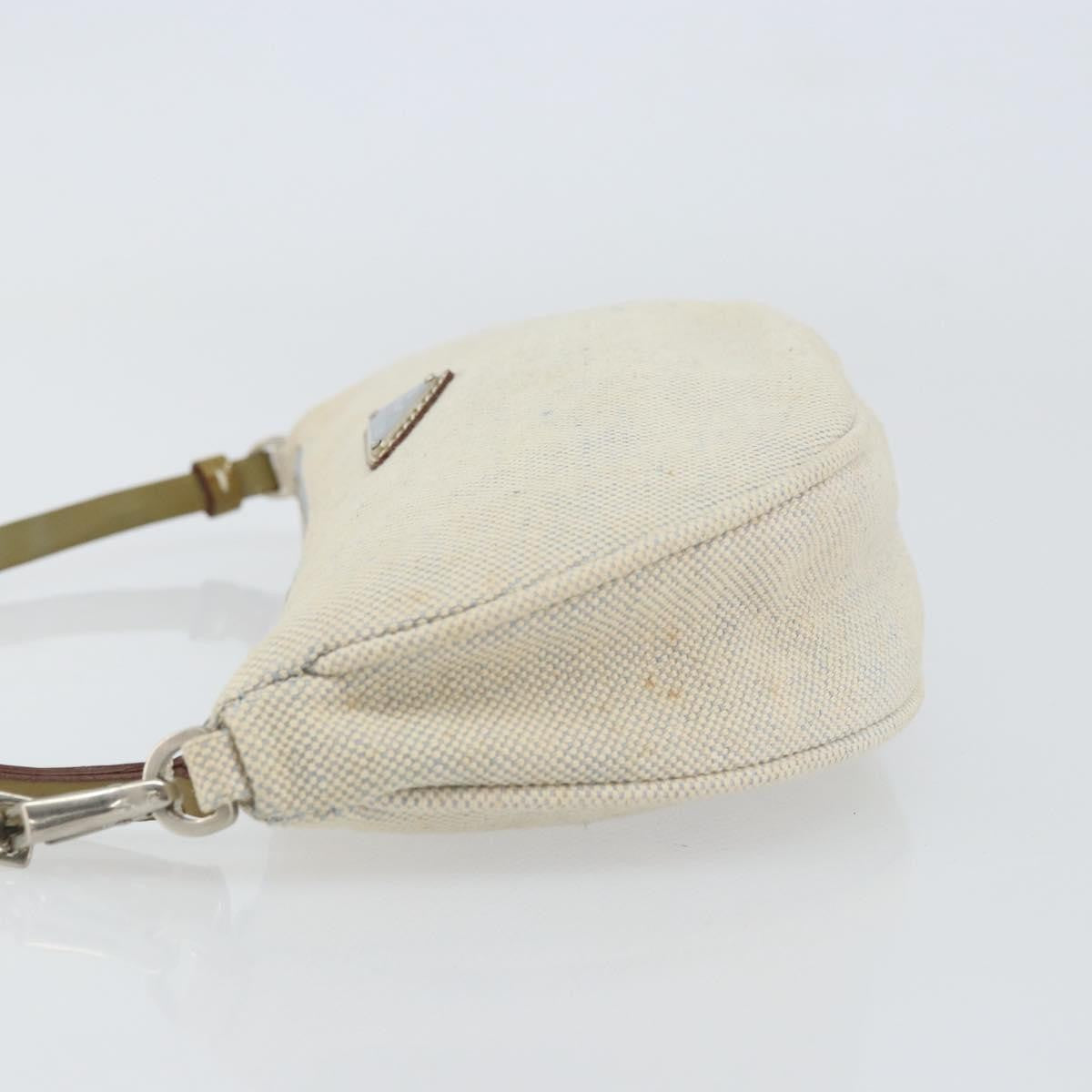 Prada Vintage Pouch Canvas, GRAY, CANVAS, Clutche & pouche