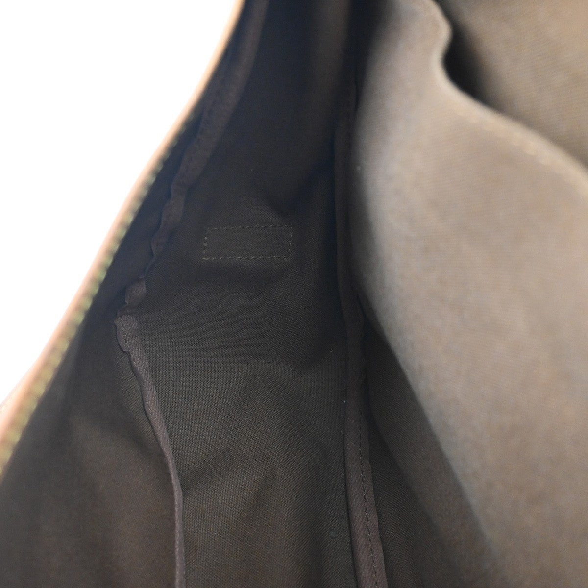 Louis Vuitton Saumur Handbag Monogram Canvas, Brown, Canvas, Shoulder Bag