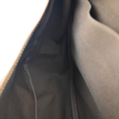 Louis Vuitton Saumur Handbag Monogram Canvas, Brown, Canvas, Shoulder Bag
