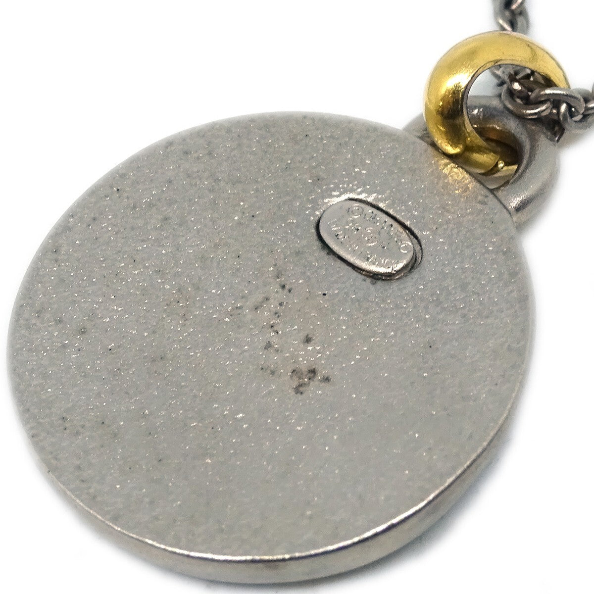 Chanel Medallion Pendant Necklace Metal, SILVER, SILVER_PLATED, Necklace