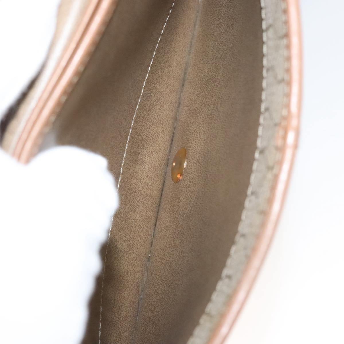 Christian Dior Vintage Honeycomb chain Canvas, BEIGE, CANVAS, Handbag