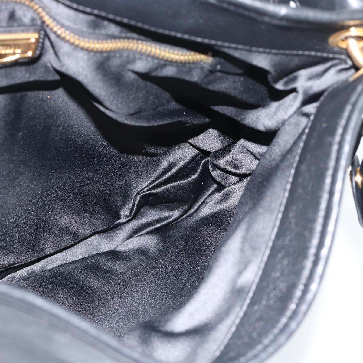 Miu Miu Coffer Convertible Satchel Leather, Black, Leather, Shoulder Bag