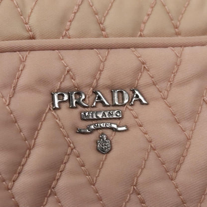 Prada Camera Bag Quilted Tessuto, PINK, NYLON, Crossbody bag