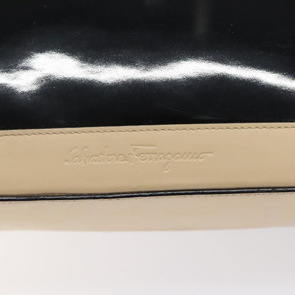 Salvatore Ferragamo Vintage Tote bag Patent Leather, BLACK, PATENT_LEATHER, Tote bag
