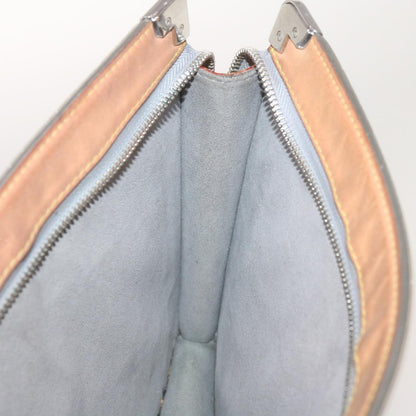 Louis Vuitton Trunk Pouch Monogram Mirror Coated Canvas, SILVER, CANVAS, Clutche & pouche