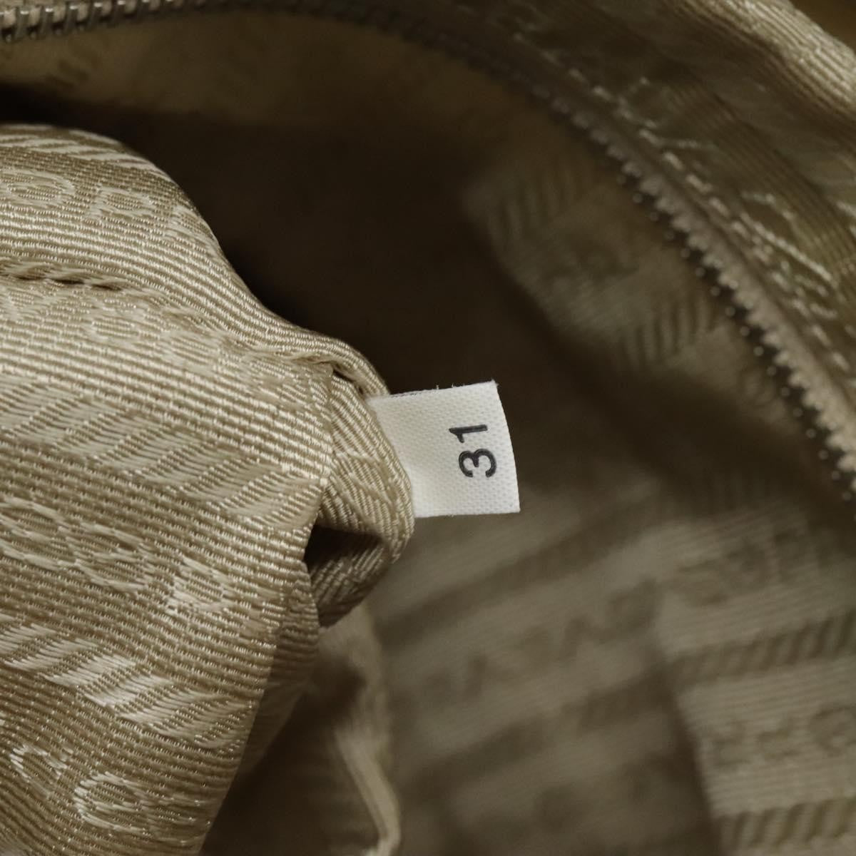 Prada Double Buckle Flap Messenger Bag Tessuto, BEIGE, NYLON, Shoulder bag