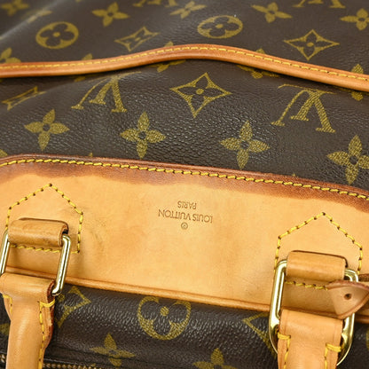 Louis Vuitton Deauville Handbag Monogram Canvas, BROWN, CANVAS, Handbag
